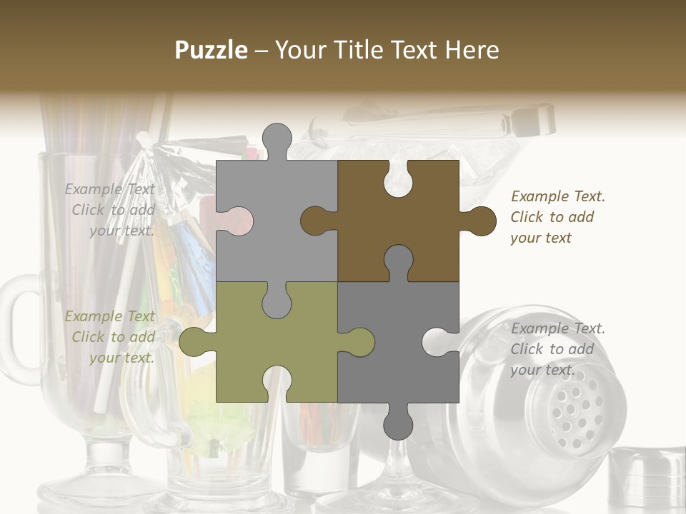 Cocktail Set PowerPoint Template