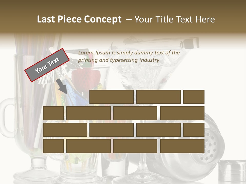 Cocktail Set PowerPoint Template