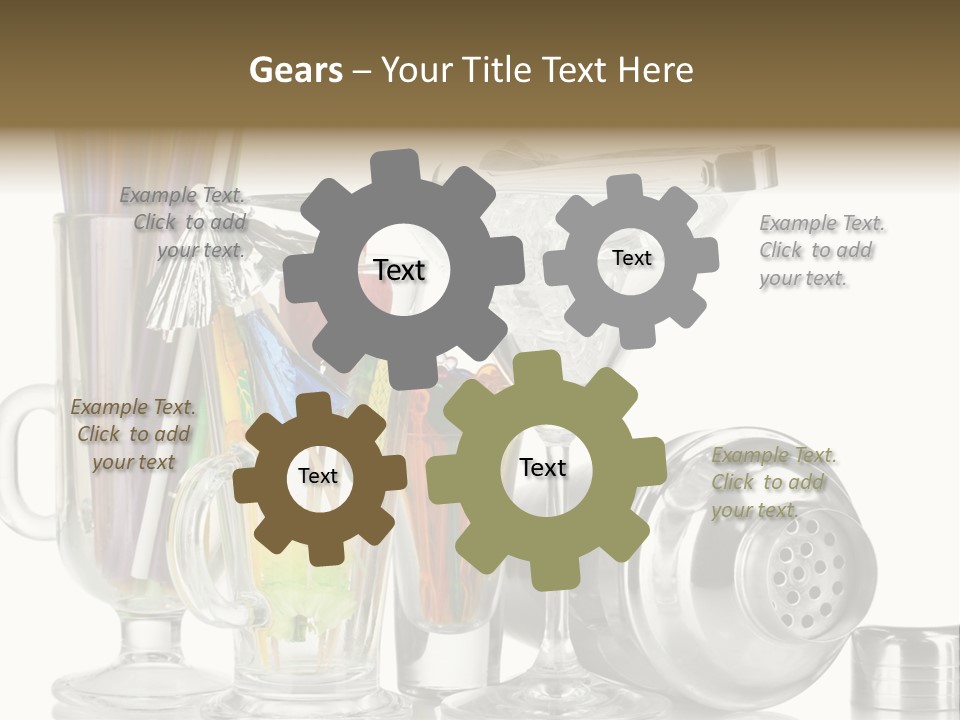 Cocktail Set PowerPoint Template