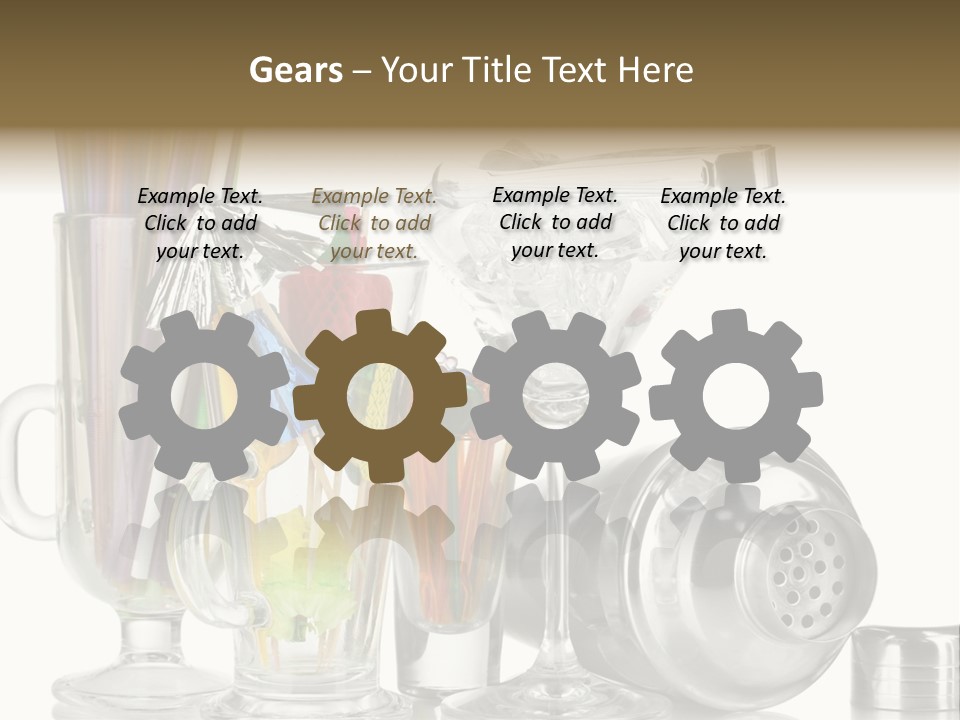 Cocktail Set PowerPoint Template