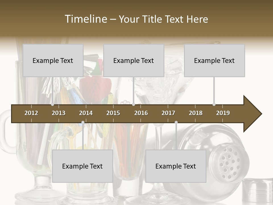 Cocktail Set PowerPoint Template