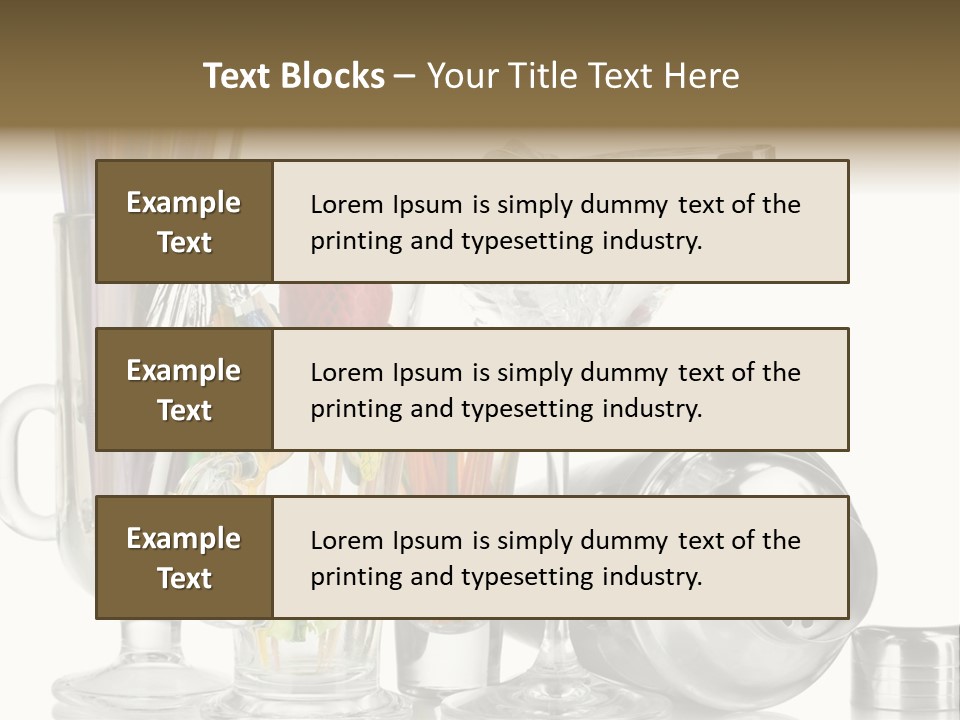 Cocktail Set PowerPoint Template