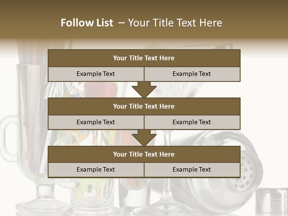 Cocktail Set PowerPoint Template