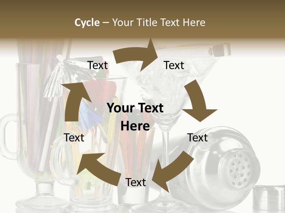 Cocktail Set PowerPoint Template