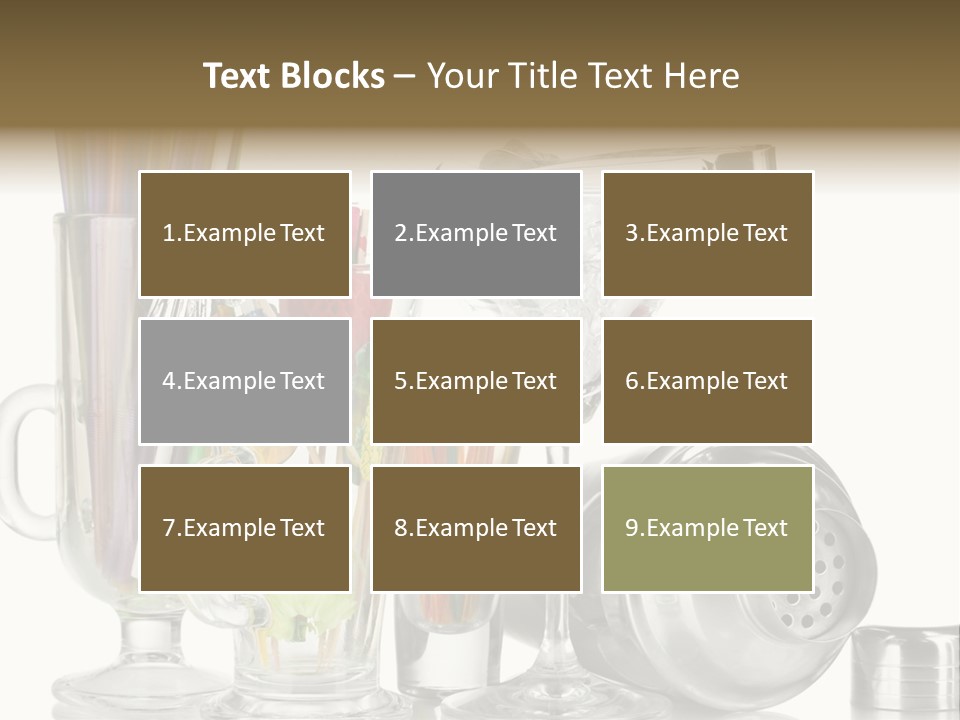Cocktail Set PowerPoint Template