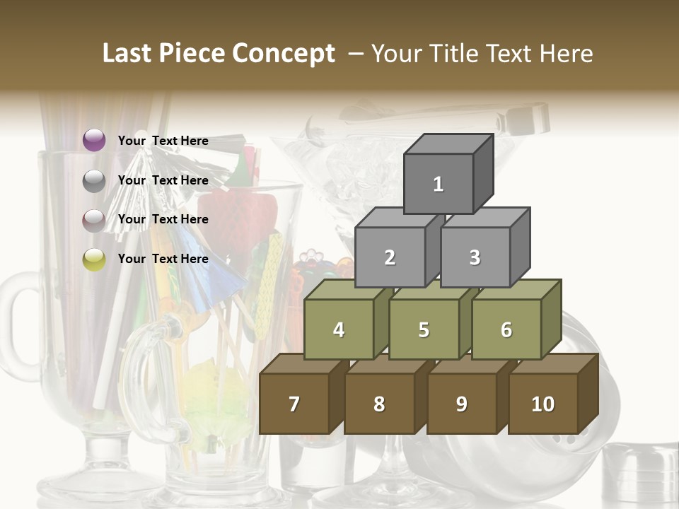 Cocktail Set PowerPoint Template