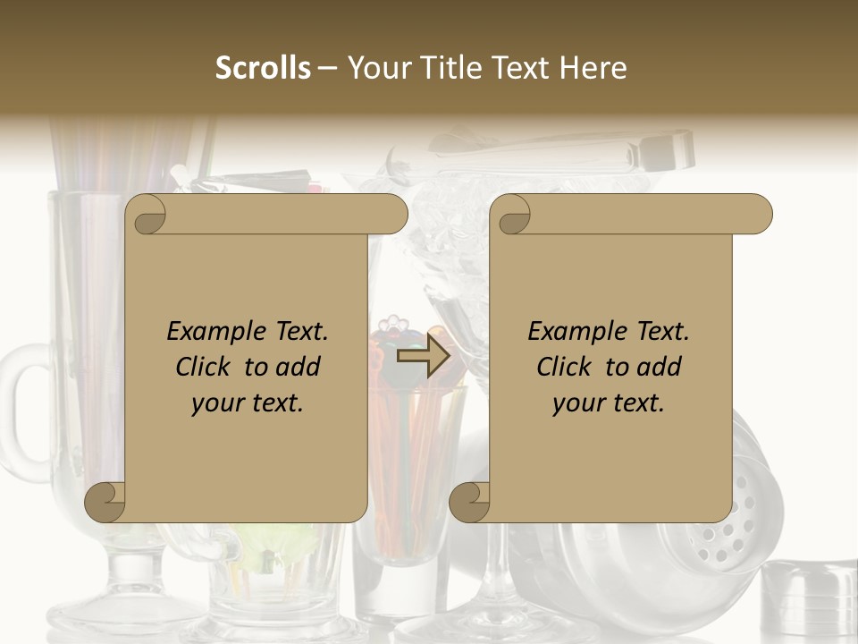 Cocktail Set PowerPoint Template