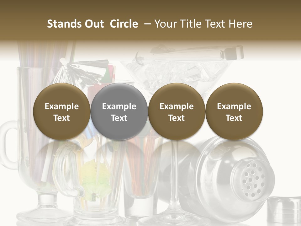 Cocktail Set PowerPoint Template