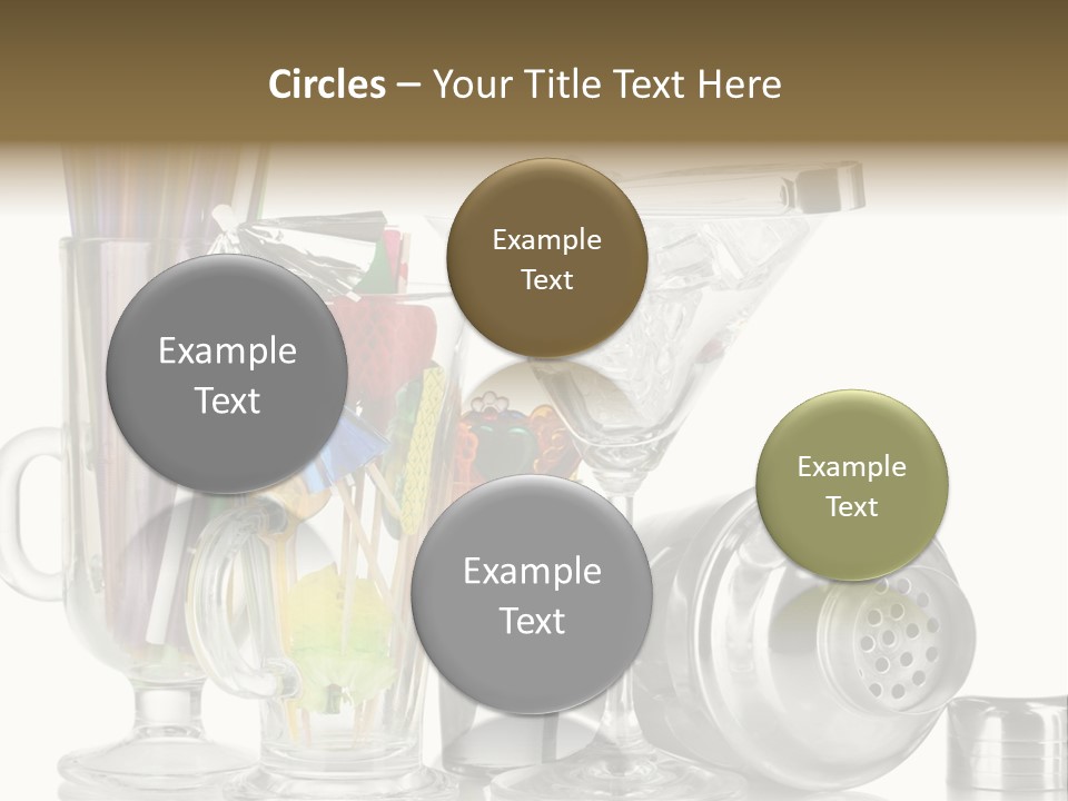 Cocktail Set PowerPoint Template