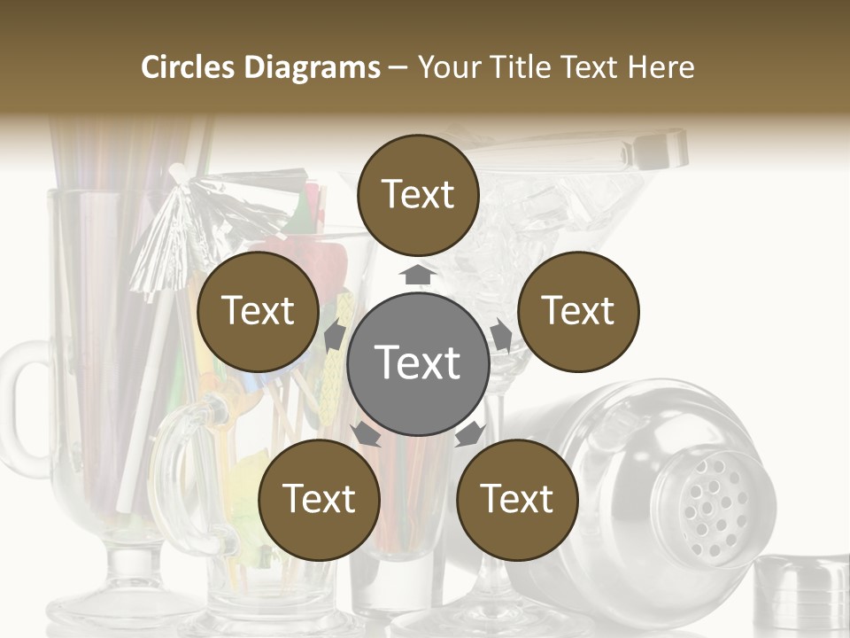 Cocktail Set PowerPoint Template