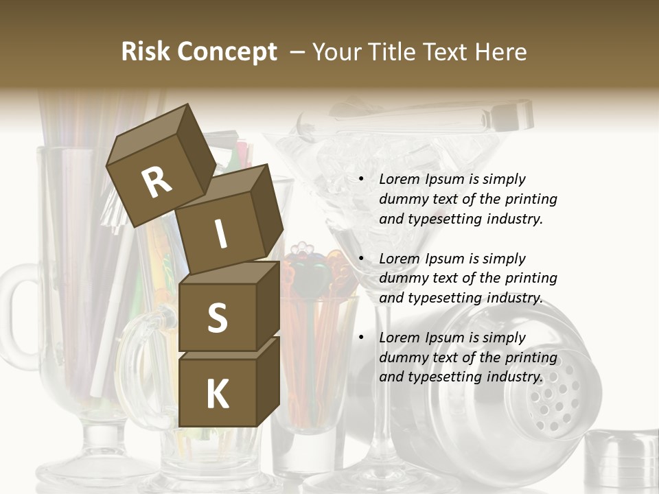 Cocktail Set PowerPoint Template