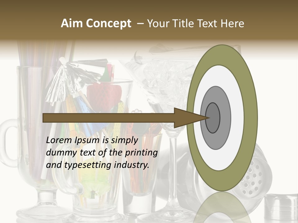 Cocktail Set PowerPoint Template