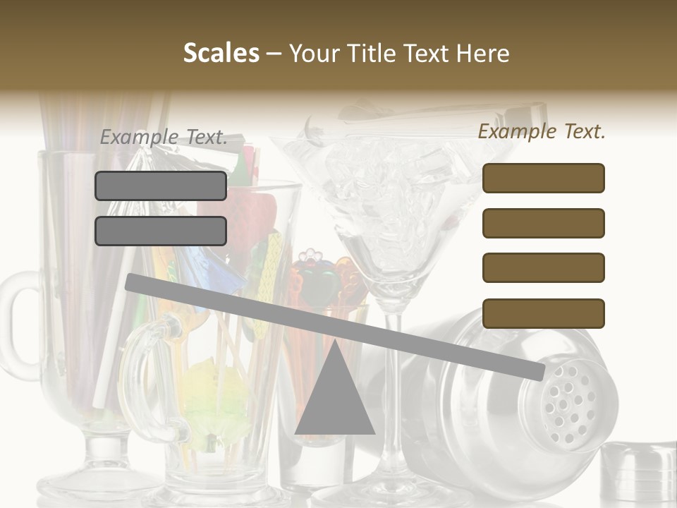 Cocktail Set PowerPoint Template