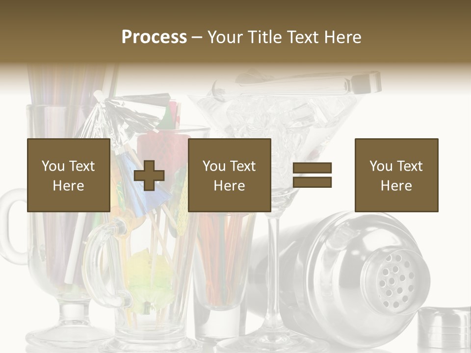 Cocktail Set PowerPoint Template