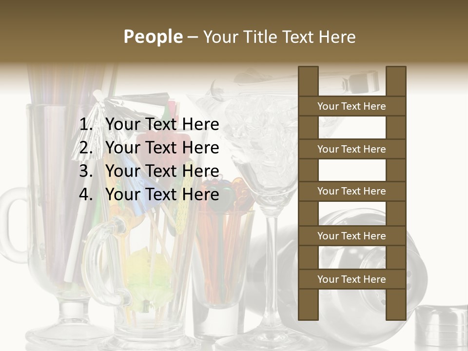 Cocktail Set PowerPoint Template