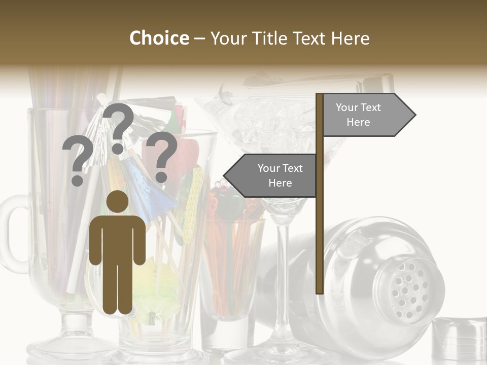 Cocktail Set PowerPoint Template