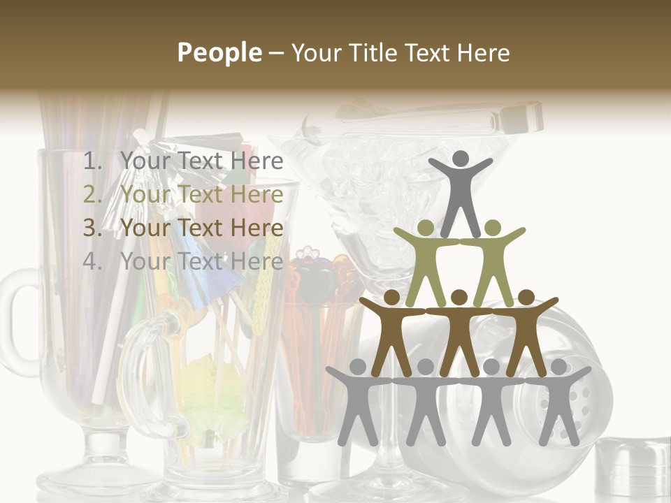 Cocktail Set PowerPoint Template