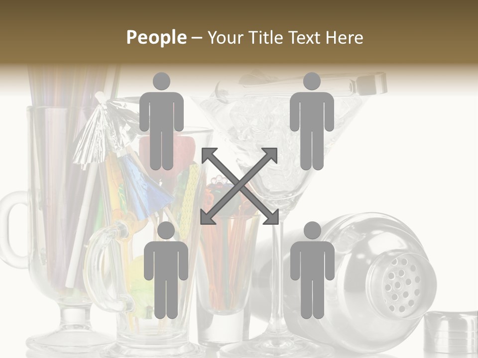 Cocktail Set PowerPoint Template