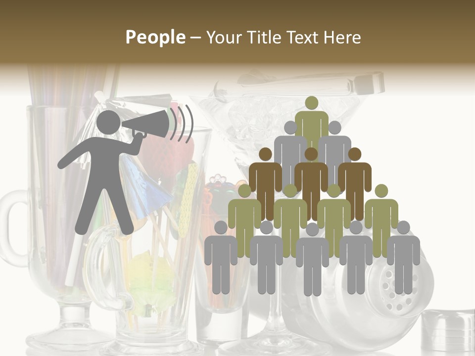 Cocktail Set PowerPoint Template