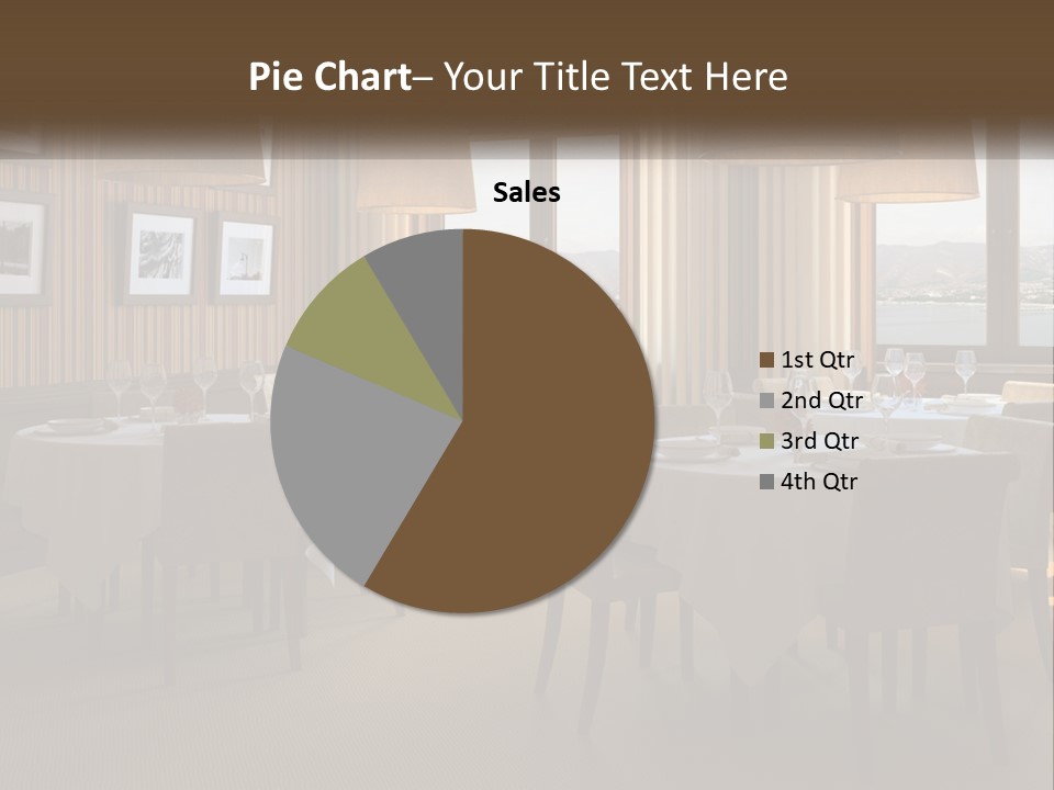 Restaurant Table Interior PowerPoint Template