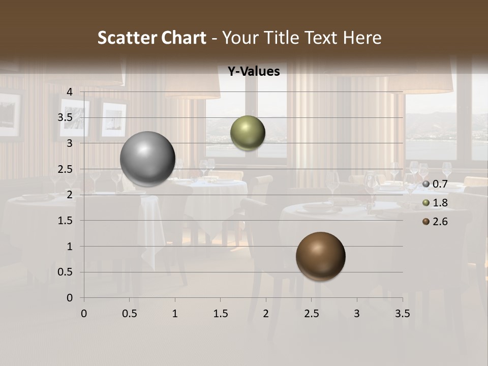 Restaurant Table Interior PowerPoint Template