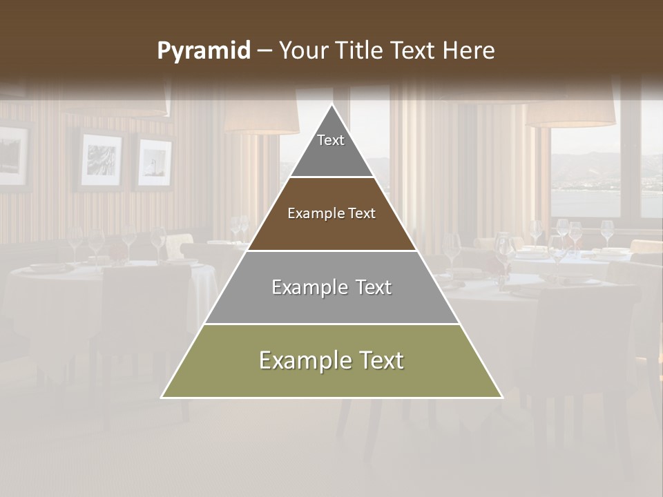 Restaurant Table Interior PowerPoint Template