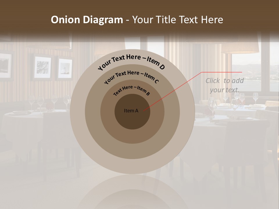 Restaurant Table Interior PowerPoint Template