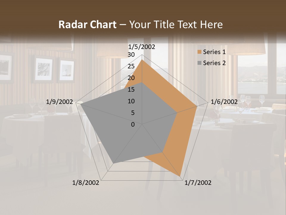 Restaurant Table Interior PowerPoint Template
