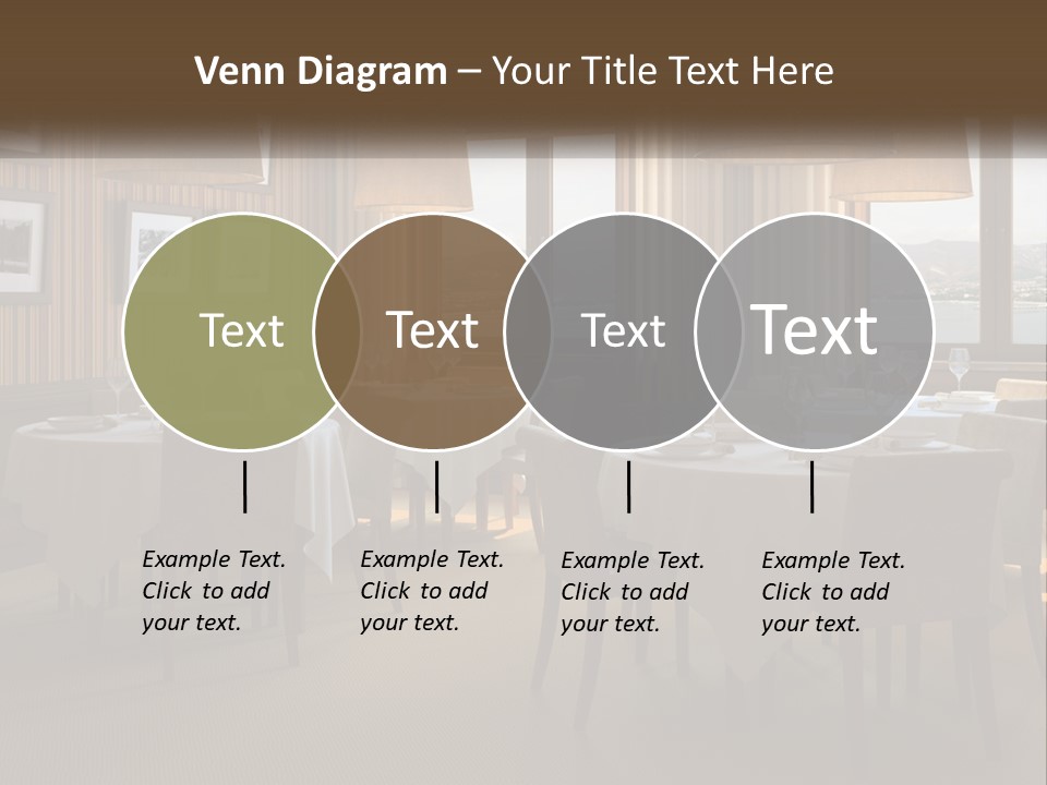 Restaurant Table Interior PowerPoint Template