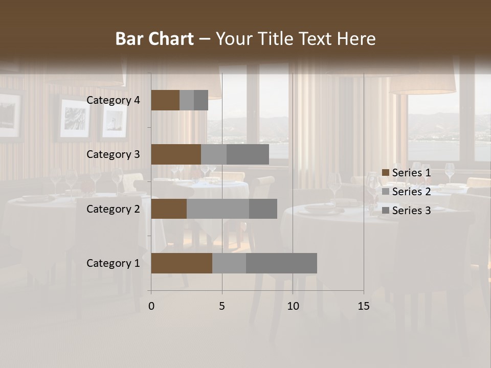 Restaurant Table Interior PowerPoint Template