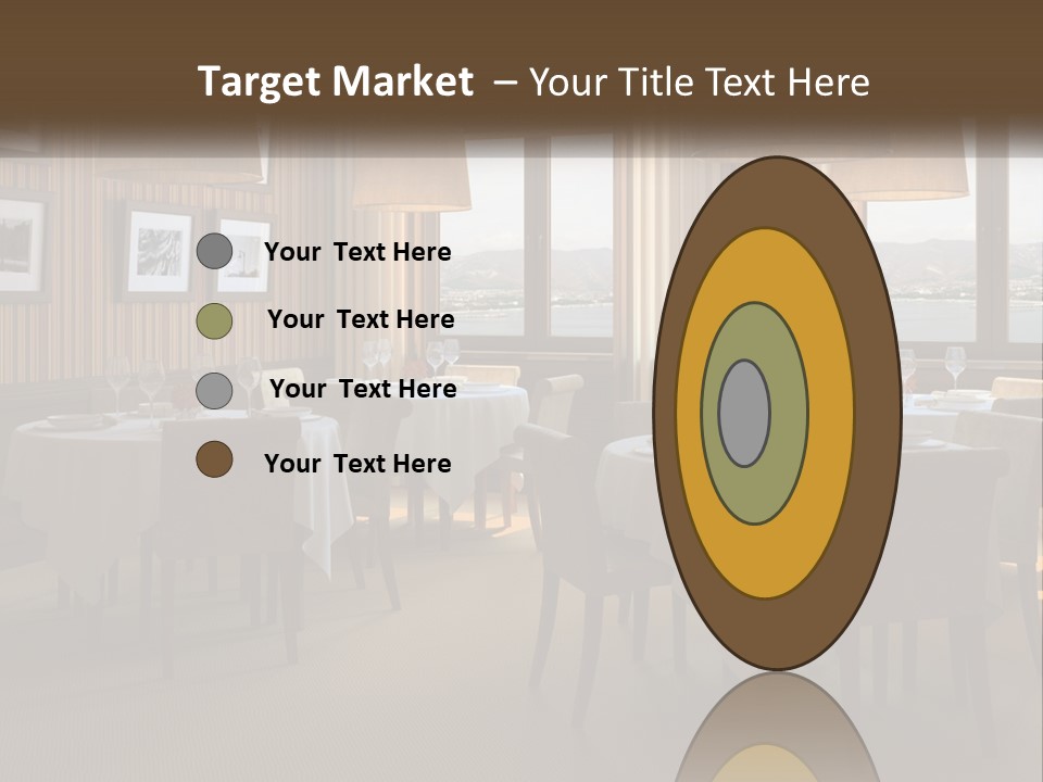 Restaurant Table Interior PowerPoint Template
