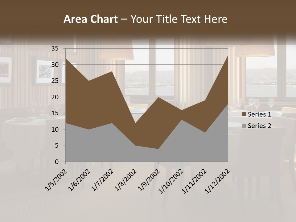Restaurant Table Interior PowerPoint Template