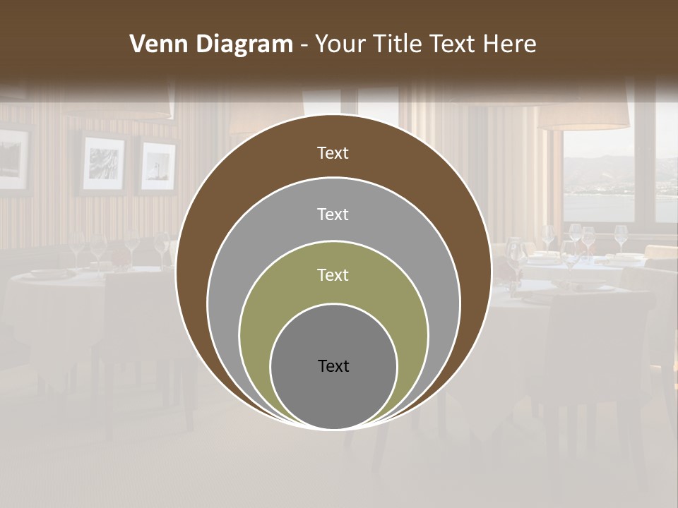 Restaurant Table Interior PowerPoint Template