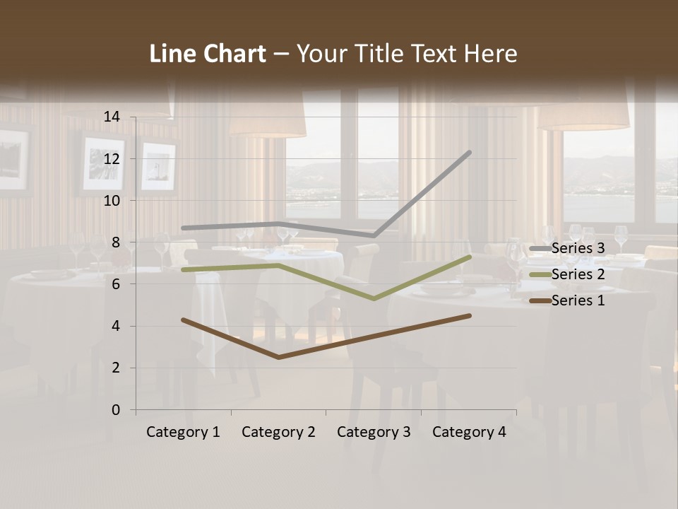 Restaurant Table Interior PowerPoint Template