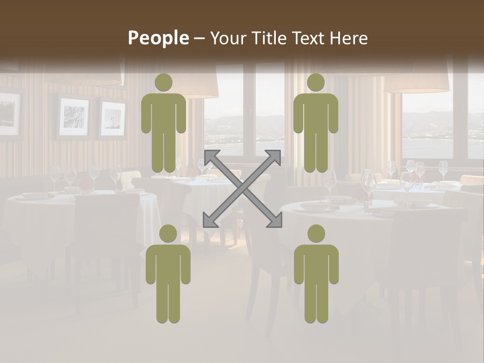 Restaurant Table Interior PowerPoint Template