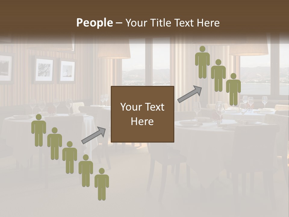Restaurant Table Interior PowerPoint Template