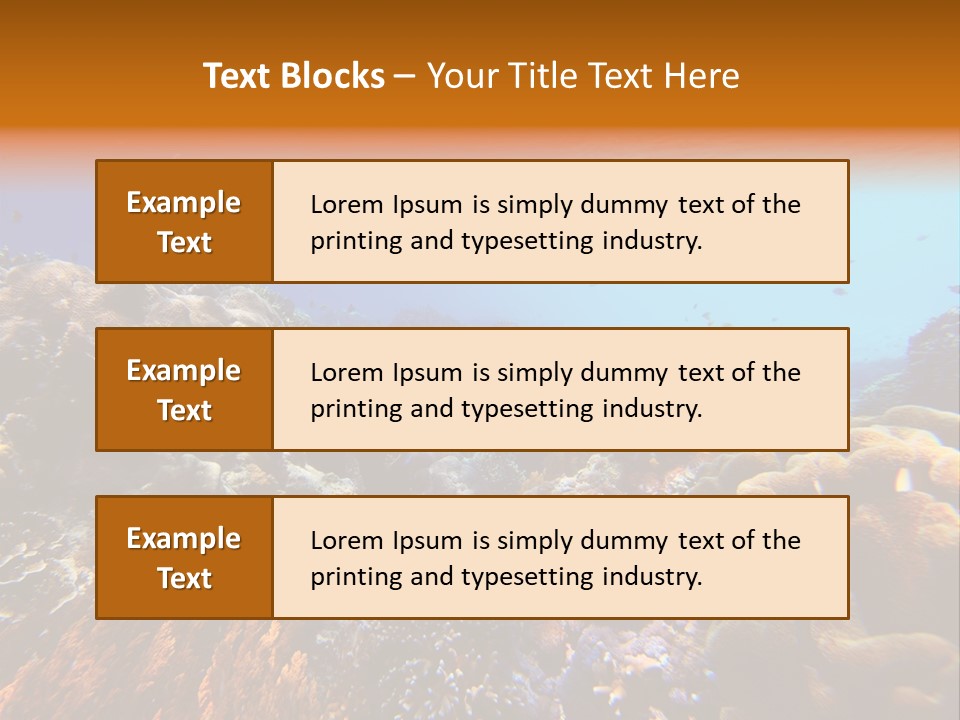 Coral Reef PowerPoint Template