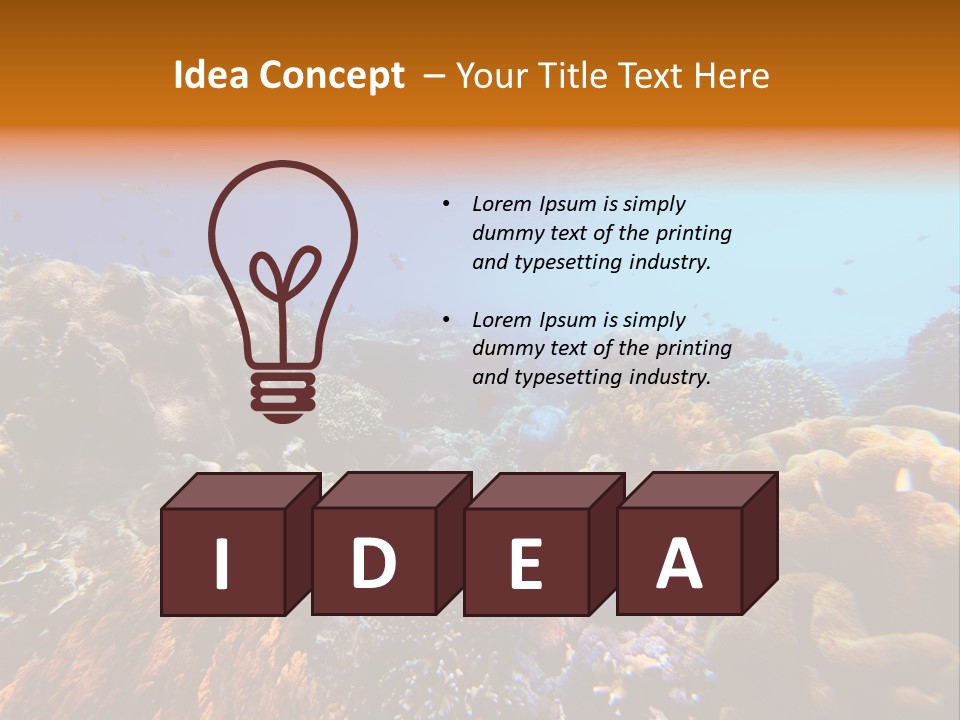 Coral Reef PowerPoint Template