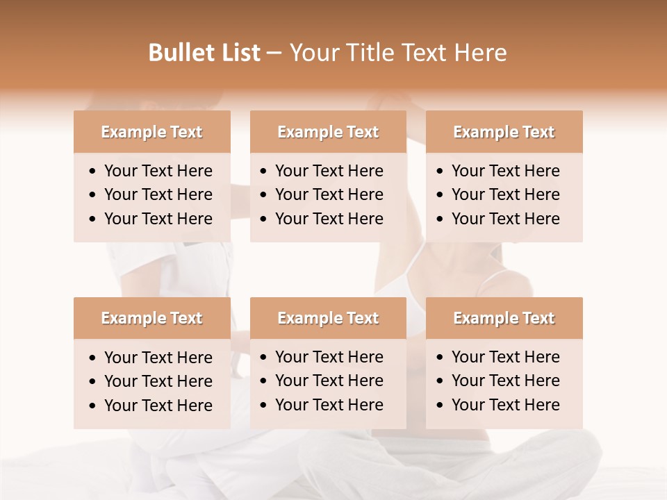 Trainer Helps To Do Aerobics Exercise PowerPoint Template