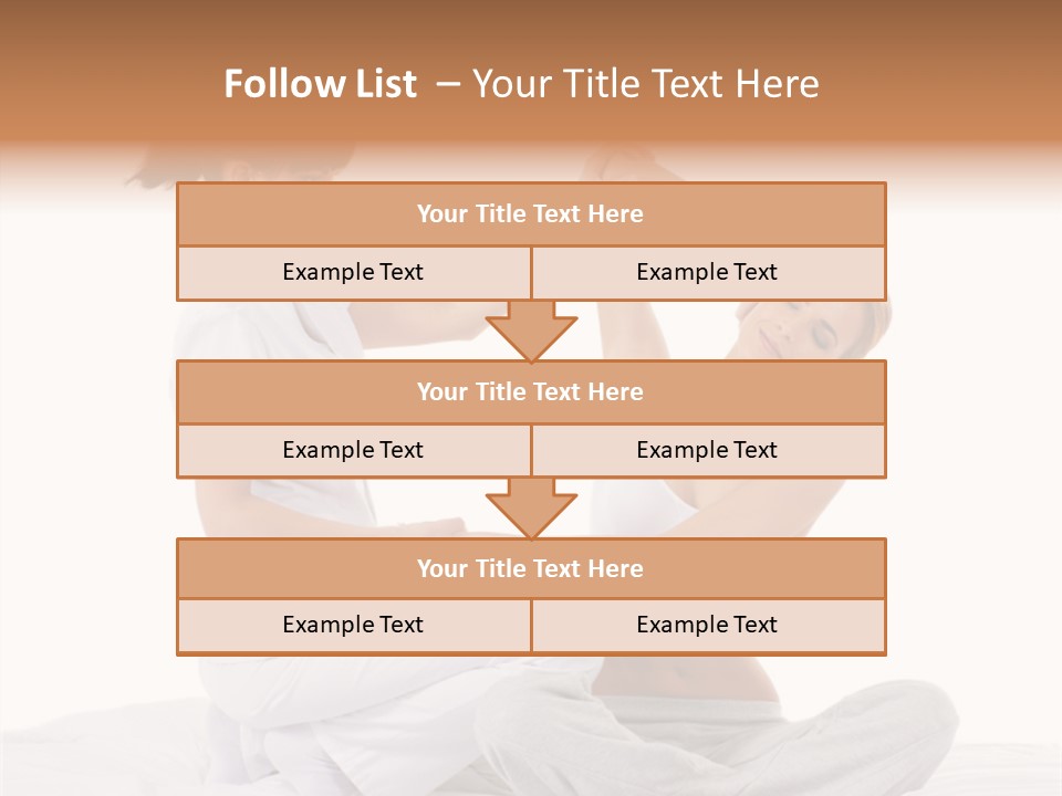 Trainer Helps To Do Aerobics Exercise PowerPoint Template