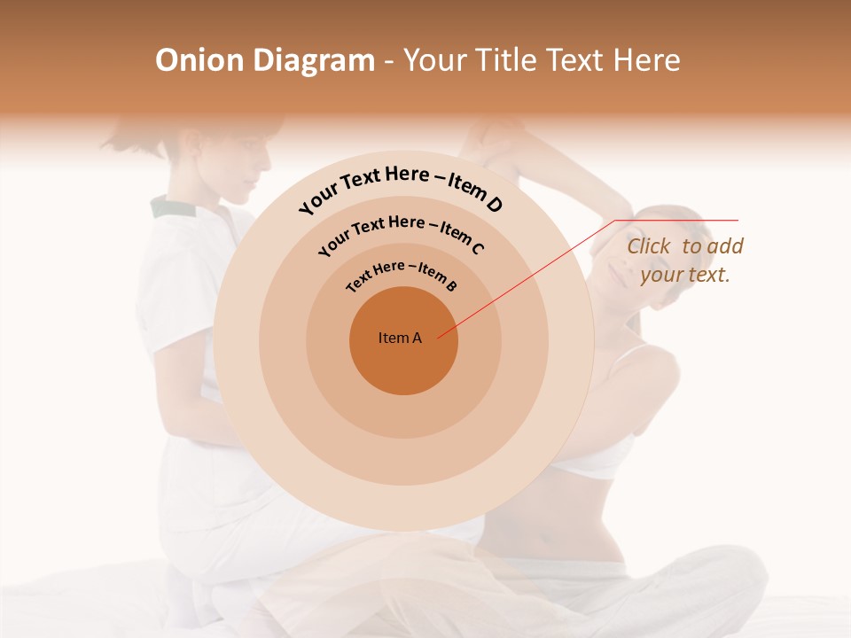 Trainer Helps To Do Aerobics Exercise PowerPoint Template