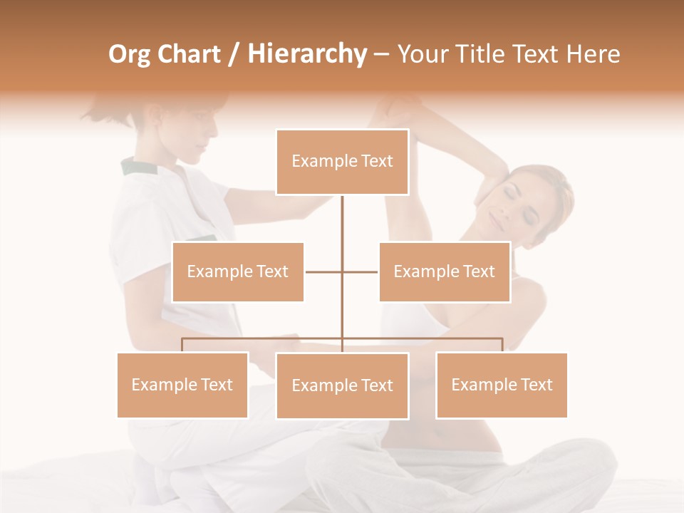 Trainer Helps To Do Aerobics Exercise PowerPoint Template