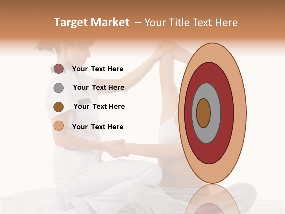 Trainer Helps To Do Aerobics Exercise PowerPoint Template