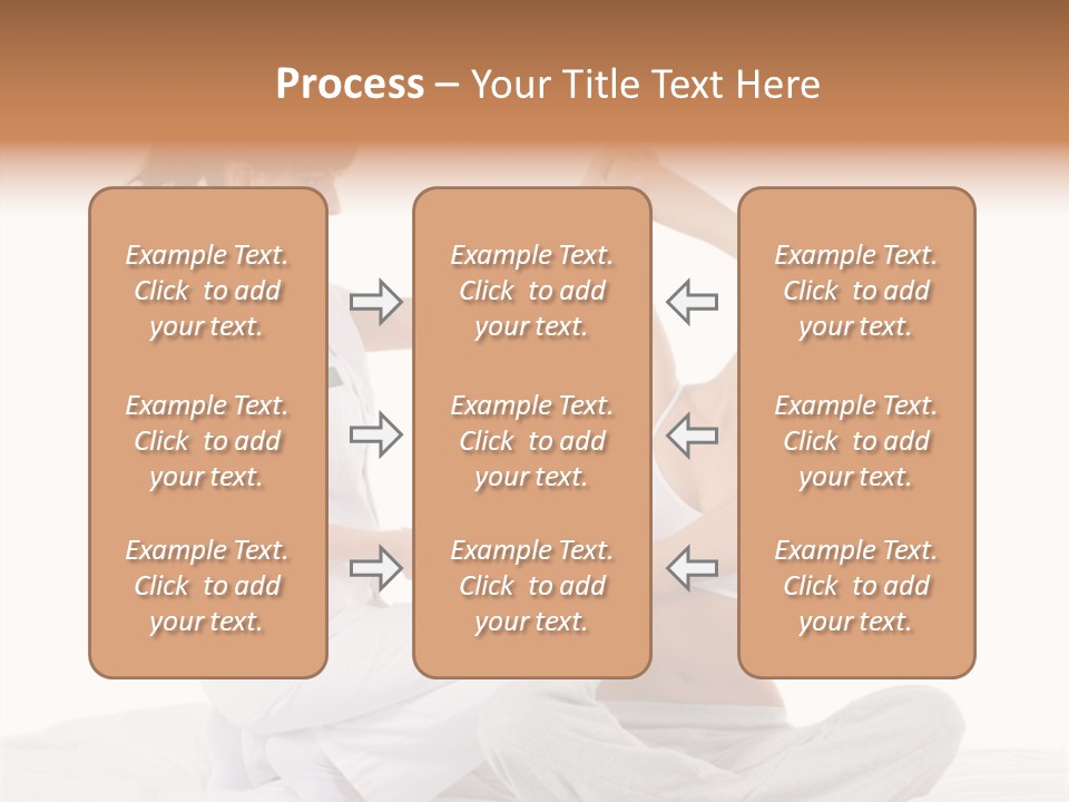 Trainer Helps To Do Aerobics Exercise PowerPoint Template