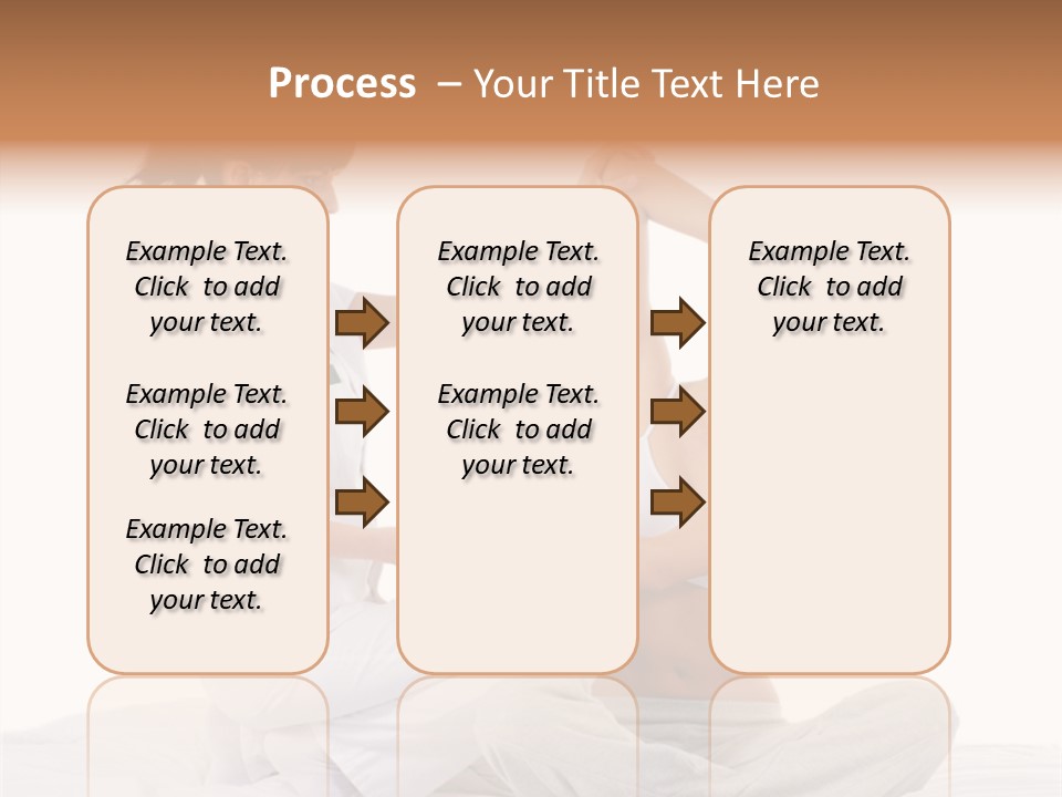 Trainer Helps To Do Aerobics Exercise PowerPoint Template