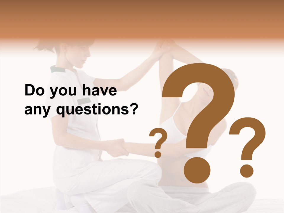 Trainer Helps To Do Aerobics Exercise PowerPoint Template