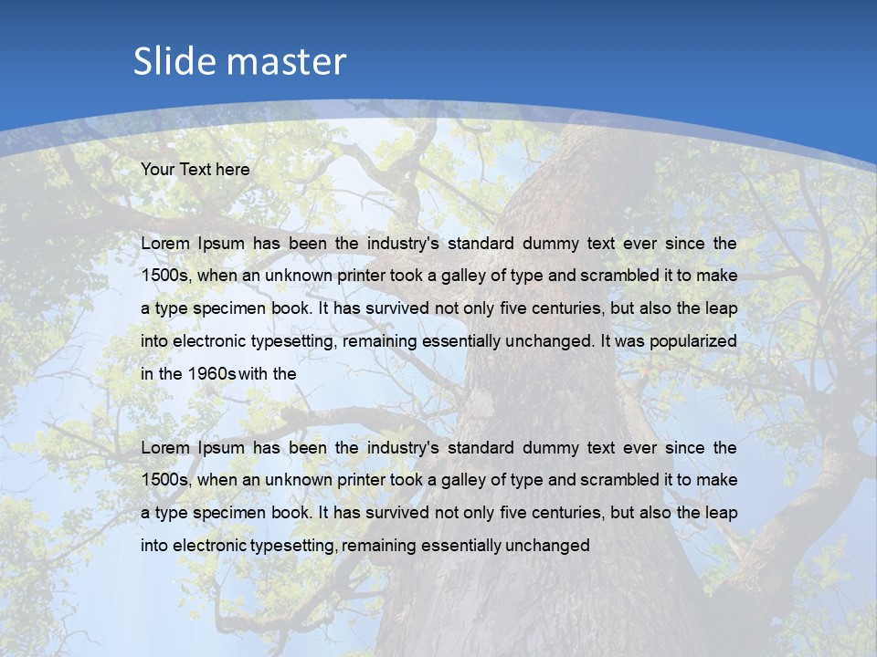 Old Tree PowerPoint Template