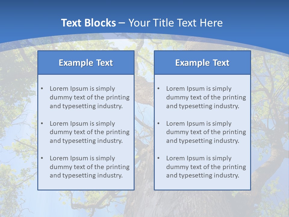 Old Tree PowerPoint Template