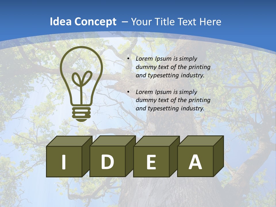 Old Tree PowerPoint Template