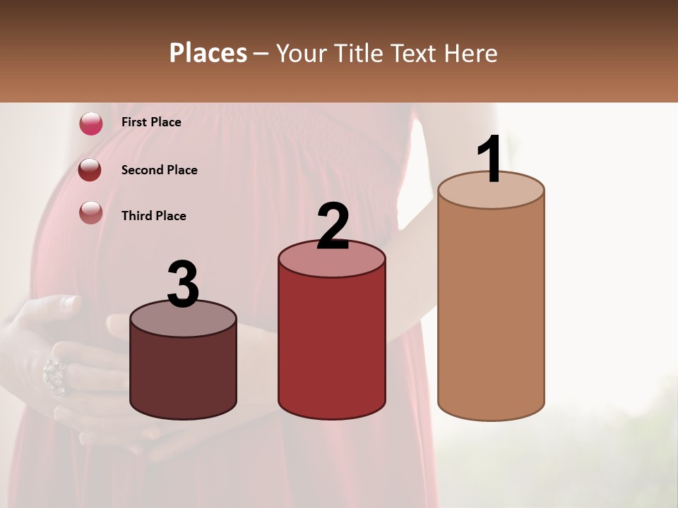 Pregnant Girl PowerPoint Template